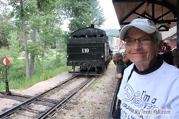 Grammy at the Train Depot