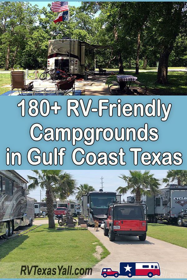 Campgrounds on the Texas Gulf Coast