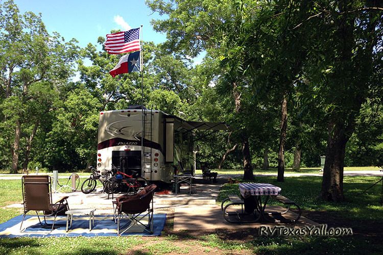 RV Campsite in Texas