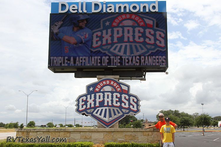 Dell Diamond sign