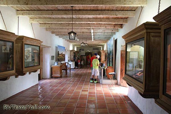 Exhibits at Mission San Juan