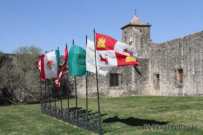 9 Flags at Presidio La Bahia