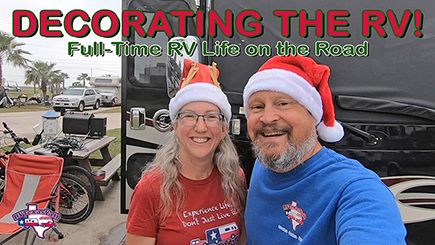 Decorating our RV for Christmas
