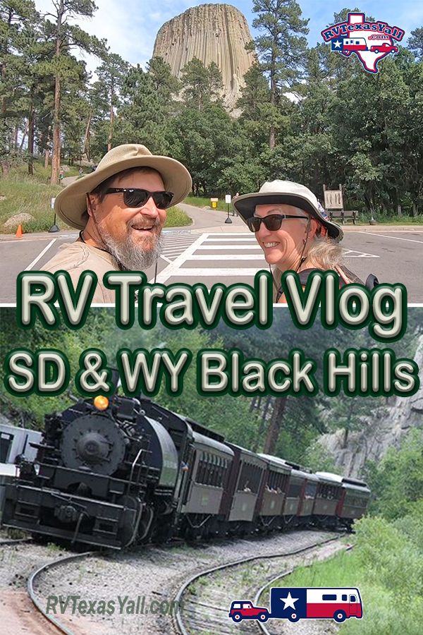RV Travel Vlog: Black Hills SD to Black Hills WY | RV America | RVTexasYall.com