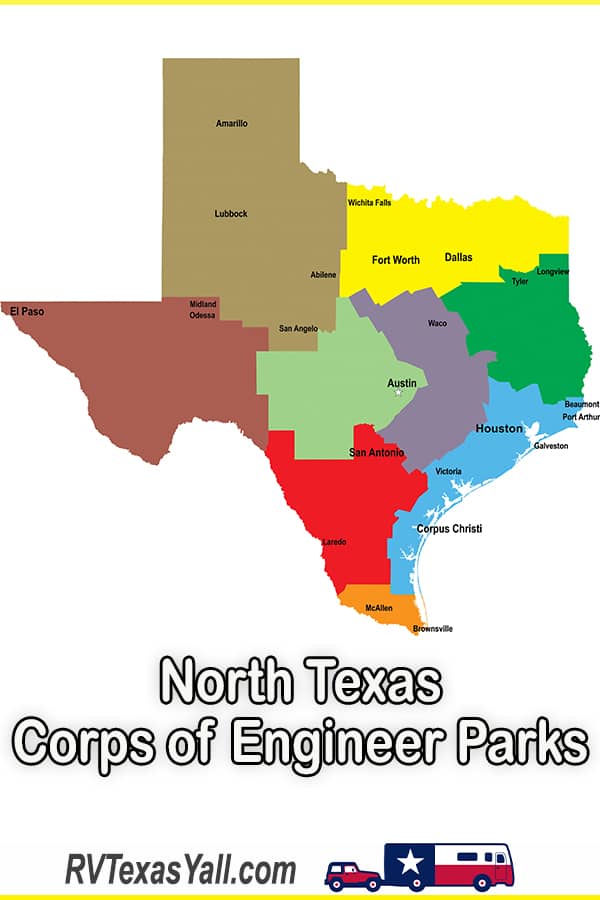 Corps of Engineer Parks in North Texas | RVTexasYall.com