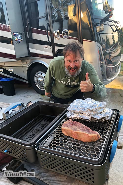 Grilling Steak On Our NOMAD Grill