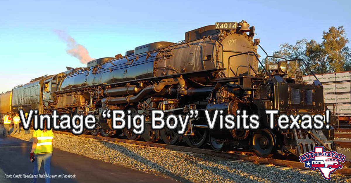 Union Pacific's Big Boy Comes to Texas!