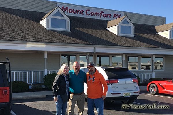 Thanks to Chris Anderson and Mount Comfort RV