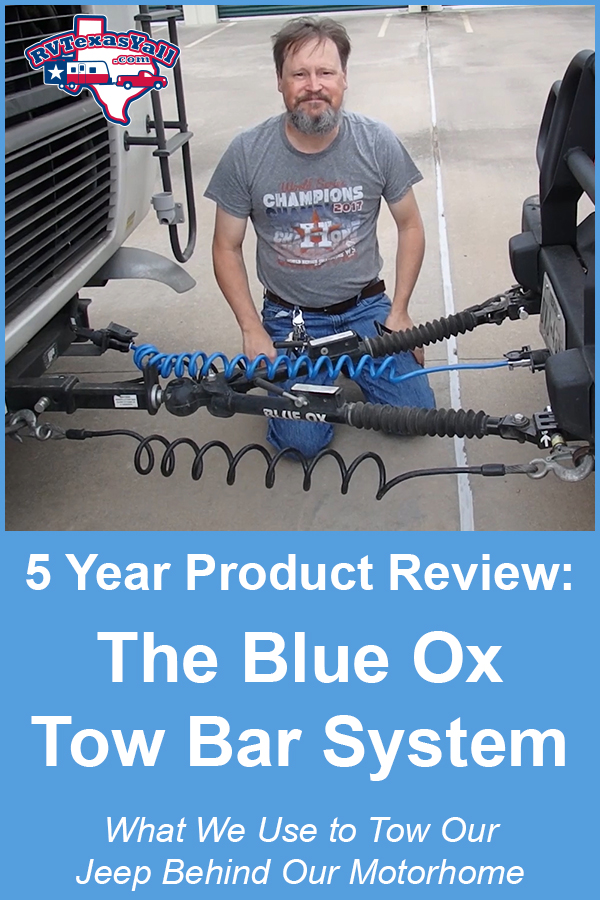 Blue Ox Tow Bar 5 Year Review 