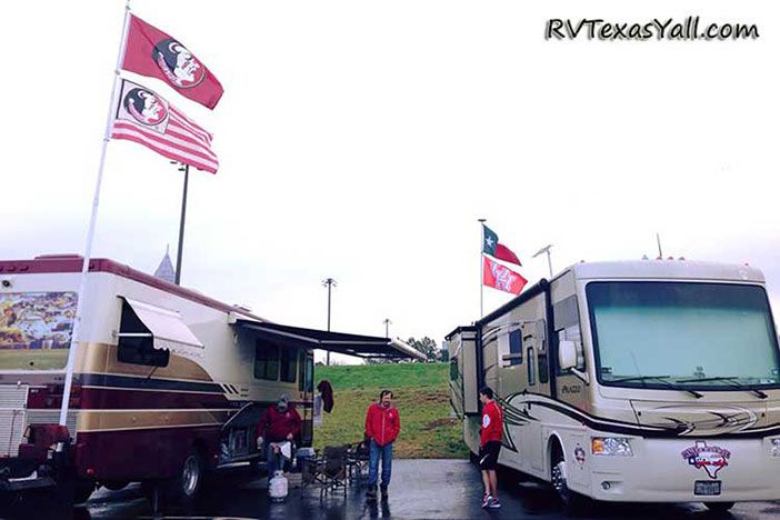 Dry Camping at the Peach Bowl!