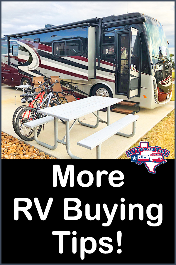 More Tips For Buying An Rv