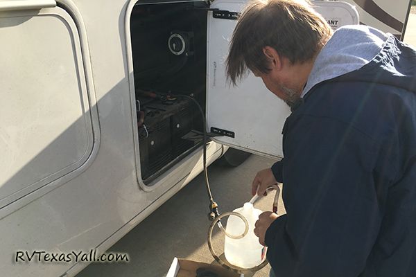 RV Battery Quick Fill System