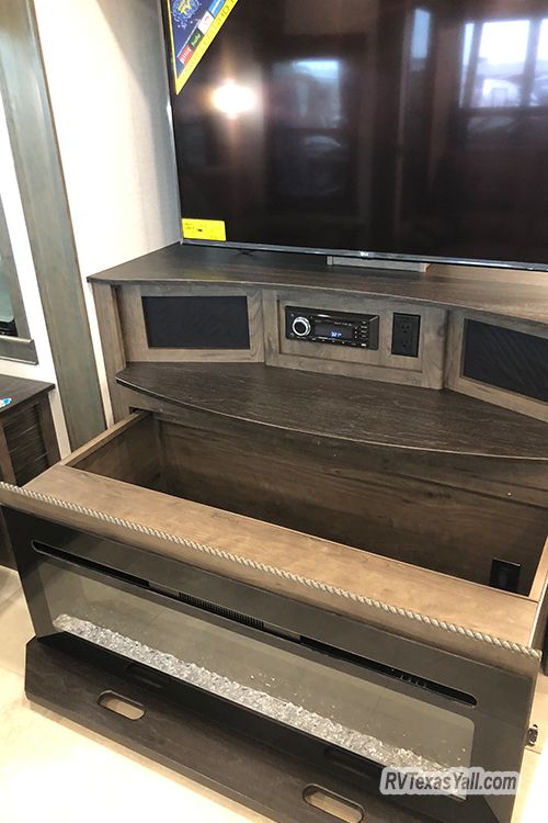 Alliance RV Fireplace Storage