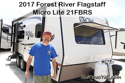 2017 Forest River Flagstaff Micro Lite 21FBRS