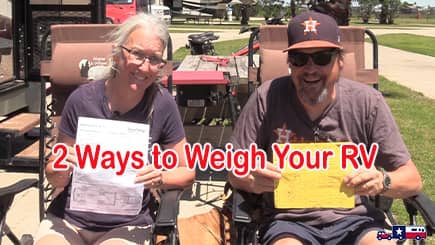 2 Ways to Weigh Your RV