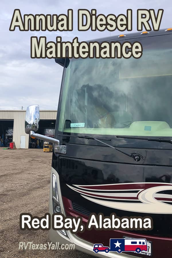 Diesel RV Maintenance and Unique Alabama Sidetrips | RV Texas Y'all