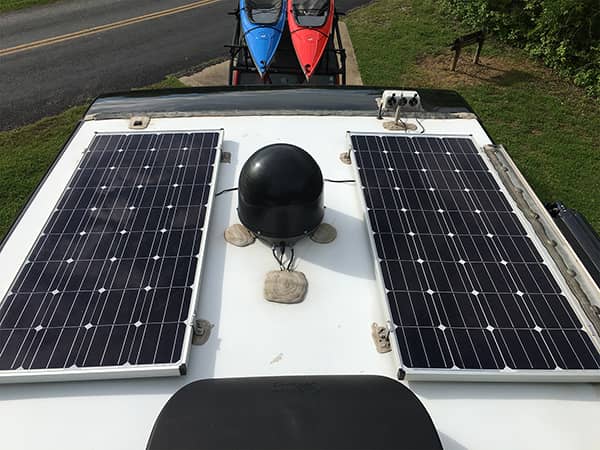 320 Watts of Solar on Roof