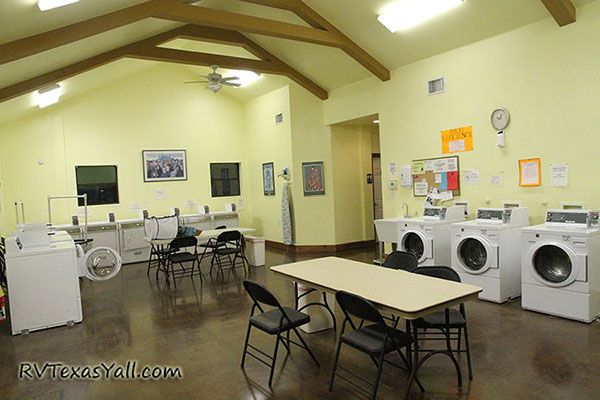 clean laundry room