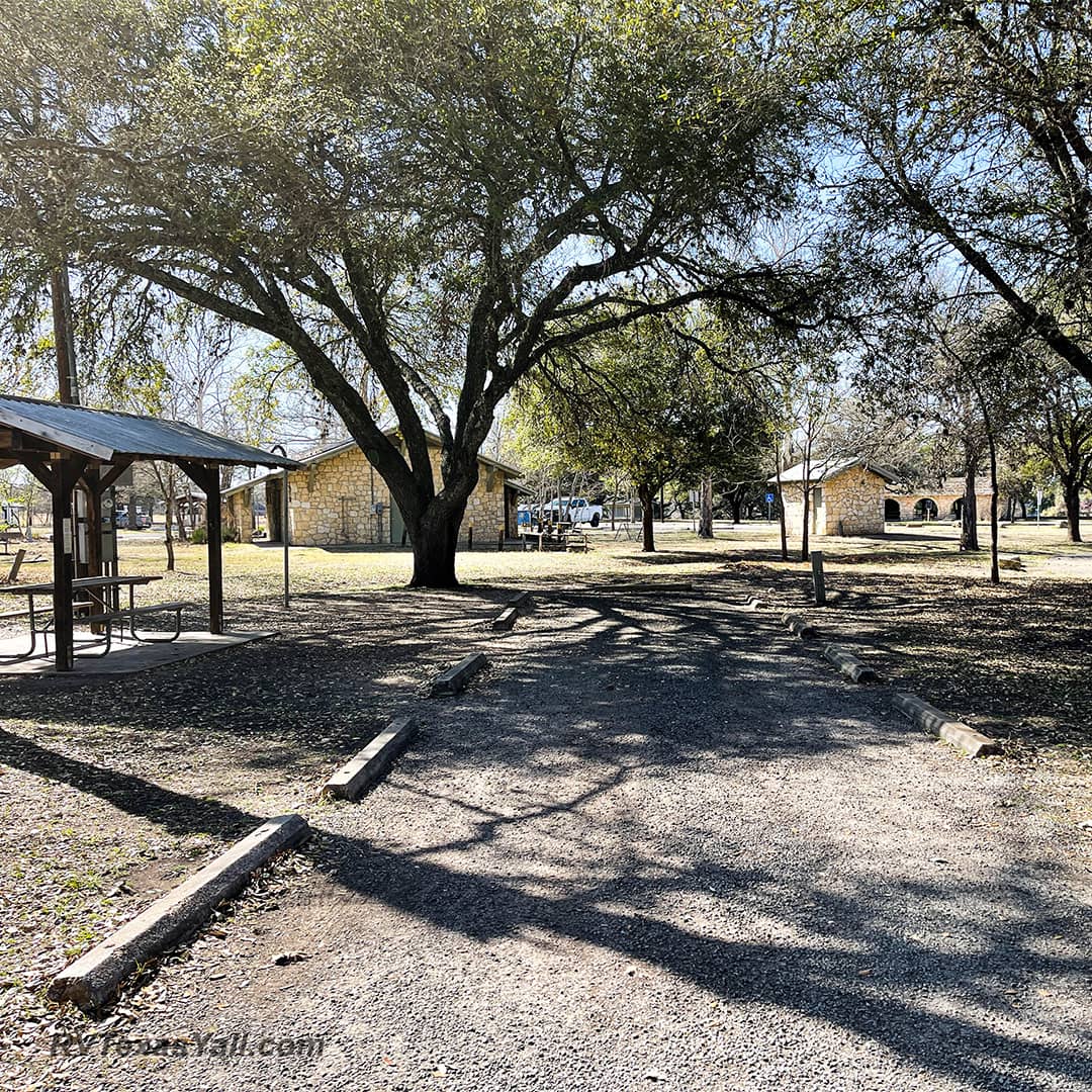 Back-In Campsite at Blanco State Park