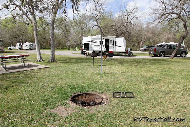 Our Campsite at Goliad State Park