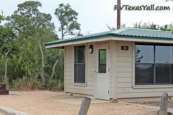 Birds Nest Air Conditioned Shelter at Lake Corpus Christi State Park