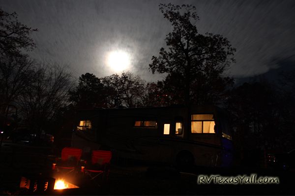 Our Campsite at Night