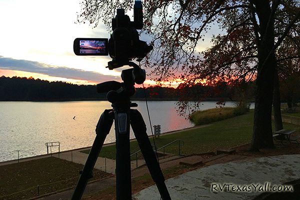 Sunset at Tyler State Park